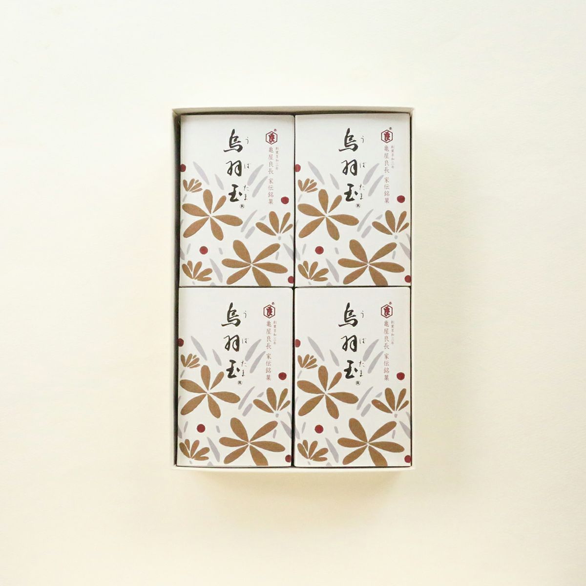 烏羽玉 24個入 | 創業1803年の京菓子司 亀屋良長